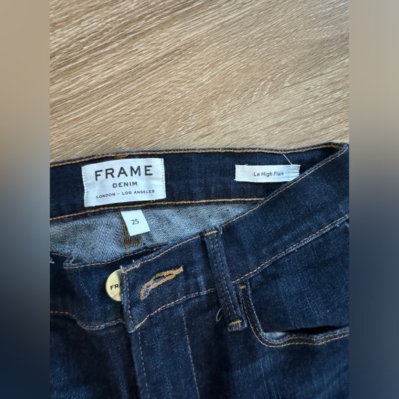 FRAME JEANS size 25 Le High Flare - Picture 5 of 8